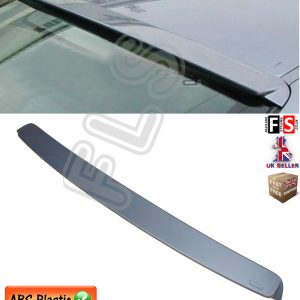 BMW 3 SERIES E46 REAR ROOF WINDOW LIP SPOILER MATT BLACK 100% OEM FIT 1999 UP