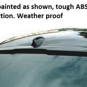 BMW 5 SERIES 2003-2010 E60 E61 REAR ROOF WINDOW WING BOOT TRUNK SPOILER LIP M