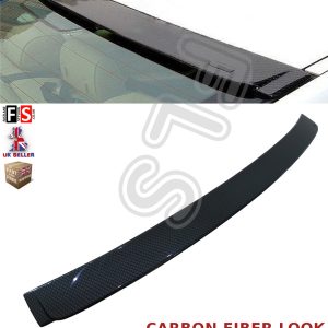 BMW 3 SERIES E90 REAR ROOF WINDOWS SPOILER 05-13 100% OEM FIT CARBON FIBRE LOOK