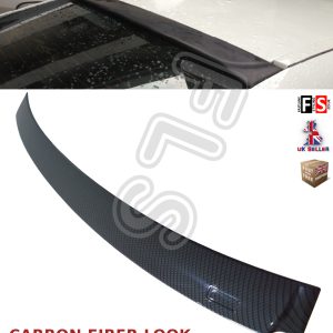 BMW 5 SERIES F10 REAR ROOF WINDOW LIP SPOILER CARBON FIBER LOOK 100% OEM FIT