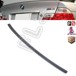 BMW 3 SERIES E46 PERFORMANCE REAR BOOT TRUNK SPOILER LIP 98-03 MATT BLACK MSPORT