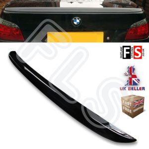FRONT LIP SPLITTER M PERFORMANCE STYLE GLOSS BLACK FOR BMW 5 SERIES E60 2004-2010