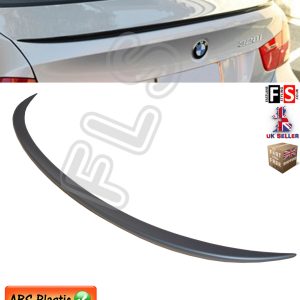 BMW 3 SERIES E90 M SPORTS REAR TRUNK BOOT LIP SPOILER MATTE BLACK 100% OEM FIT