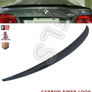 BMW 3 SERIES E92 COUPE M PERFORMANCE 05+ CARBON LOOK TRUNK BOOT LID LIP SPOILER