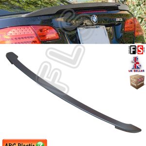 BMW 3 SERIES E93 REAR TRUNK BOOT LIP SPOILER 100% OEM FIT MATT BLACK