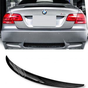 BMW 3 SERIES E93 CONVERTIBLE REAR TRUNK BOOT LIP SPOILER CARBON LOOK OEM FIT