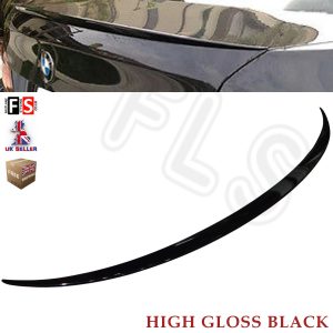 BMW 5 SERIES F10 REAR BOOT SPOILER TRUNK LIP M SPORT GLOSS BLACK