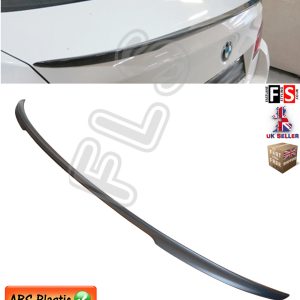 BMW 5 SERIES F10 M PERFORMANCE SPORT REAR BOOT LIP SPOILER MATT BLACK 100%