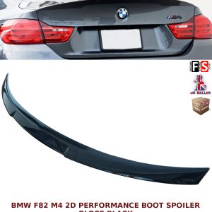 BMW 4 SERIES F82 M4 COUPE PERFORMANCE REAR TRUNK BOOT SPOILER CARBON LOOK