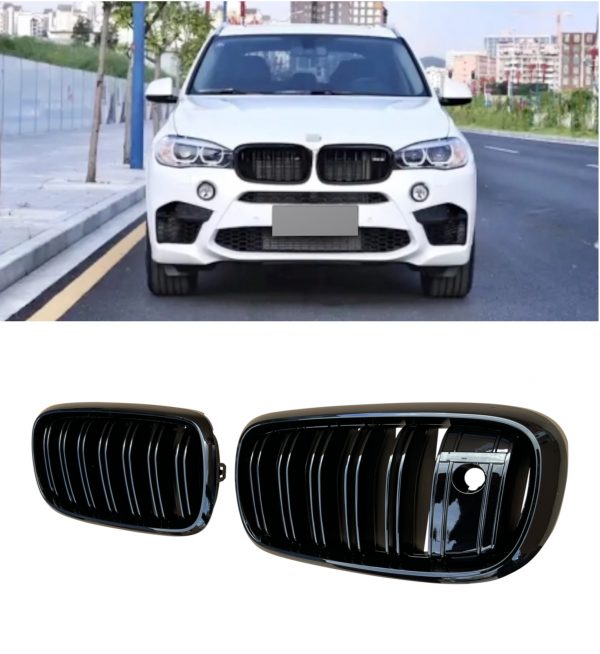 FRONT & REAR BUMPER AND BACKBOX TIPS X5M F85 STYLE PRIMED FOR BMW X5 F15 2013-18 - Image 4