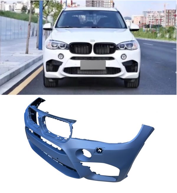 FRONT & REAR BUMPER AND BACKBOX TIPS X5M F85 STYLE PRIMED FOR BMW X5 F15 2013-18 - Image 5