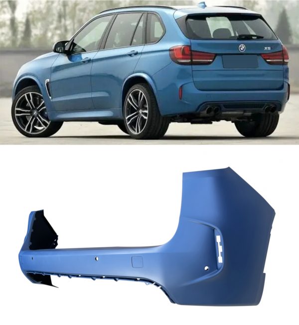 FRONT & REAR BUMPER AND BACKBOX TIPS X5M F85 STYLE PRIMED FOR BMW X5 F15 2013-18 - Image 6