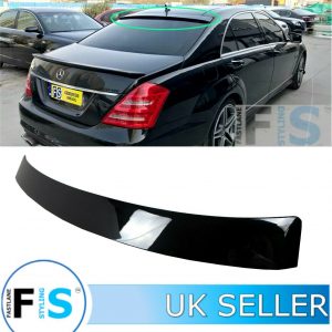 MERCEDES S CLASS W221 REAR ROOF WINDOW SPOILER AMG STYLE 2007-2010