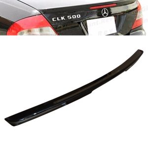 MERCEDES CLK A209 C209 AMG REAR TRUNK BOOT LIP SPOILER 03-09 GLOSS BLACK OEM FIT