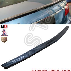 MERCEDES E CLASS W212 CARBON FIBER LOOK AMG STYLE REAR TRUNK BOOT LID SPOILER