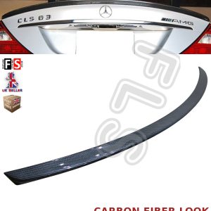 MERCEDES CLS C219 W219 COUPE CARBON FIBRE LOOK AMG REAR BOOT LIP SPOILER 04-10