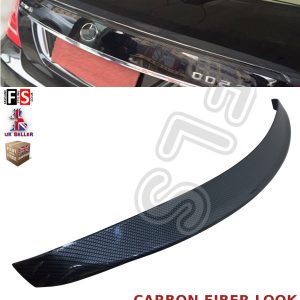 MERCEDES S CLASS W221 AMG REAR TRUNK BOOT LIP SPOILER 07-13 CARBON FIBRE LOOK
