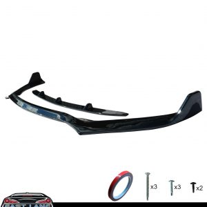 MERCEDES CLS C257 CLASS FRONT BUMPER LIP SPLITTER GLOSS BLACK