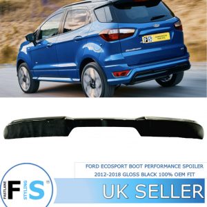 FORD ECOSPORT BOOT ROOF PERFORMANCE SPOILER GLOSS BLACK