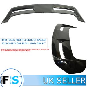 FORD FOCUS ST STYLE MK3 BOOT ROOF SPOILER