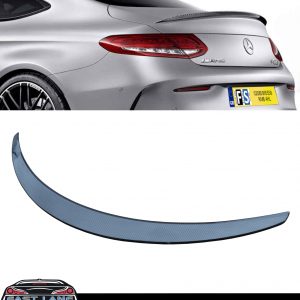 MERCEDES C CLASS C205 A205 COUPE AMG STYLE REAR BOOT SPOILER CARBON LOOK 15+