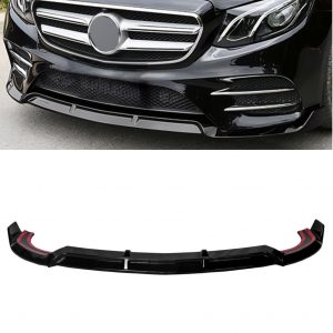 FRONT LIP SPLITTER E63 STYLE GLOSS BLACK FOR MERCEDES E CLASS W213 C238 A238