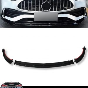 FRONT LIP SPLITTER SPOILER B STYLE GLOSS BLACK FOR MERCEDES E CLASS W213 2020+
