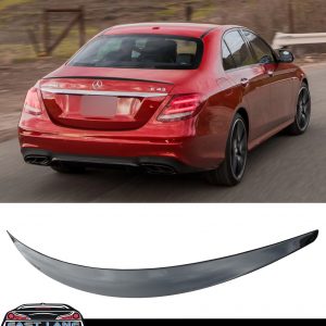 MERCEDES E CLASS W213 REAR BOOT TRUNK SPOILER AMG STYLE GLOSS BLACK 2016-2021