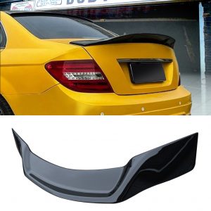 REAR SPOILER DUCKTAIL SPOILER GLOSS BLACK FOR MERCEDES C CLASS W204 2007-2014
