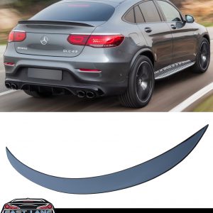 REAR BOOT SPOILER AMG STYLE GLOSS BLACK FOR MERCEDES GLC C253 COUPE FACELIFT 2019-2023
