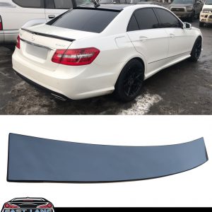 MERCEDES E CLASS W212 REAR WINDOW ROOF SPOILER AMG STYLE GLOSS BLACK 2009-2016