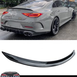 MERCEDES CLS CLASS C257 REAR BOOT TRUNK SPOILER AMG STYLE GLOSS BLACK 2018+