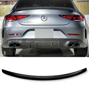MERCEDES CLS CLASS C257 REAR BOOT SPOILER AMG STYLE CARBON FIBRE LOOK 2018+