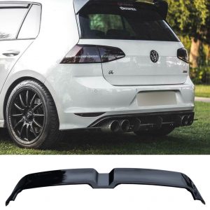 REAR ROOF SPOILER OETTINGER STYLE GLOSS BLACK FOR VW GOLF MK7/7.5 2013-20