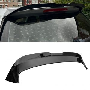 VW GOLF MK7/7.5 R GTI GTD STYLE REAR ROOF SPOILER EXTENSION GLOSS BLACK 13-20