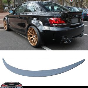 BMW 1 SERIES E82 COUPE REAR BOOT TRUNK SPOILER CARBON FIBRE LOOK 2007-2013 OEM FIT