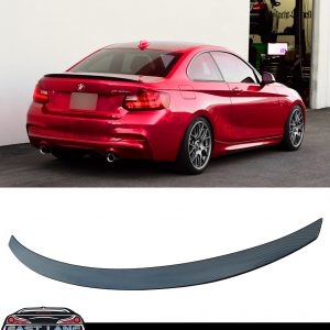 BMW 2 SERIES F22 F23 M PERFORMANCE REAR BOOT SPOILER CARBON FIBRE LOOK 2014-2020