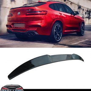 BMW X4 G02 X4M STYLE M PERFORMANCE REAR TRUNK BOOT SPOILER CARBON FIBRE LOOK 18+