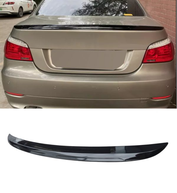 REAR BOOT TRUNK SPOILER M5 STYLE GLOSS BLACK FOR BMW 5 SERIES E60 2003-2010 - Image 2