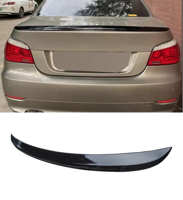 REAR BOOT TRUNK SPOILER M5 STYLE GLOSS BLACK FOR BMW 5 SERIES E60 2003-2010 - Image 3