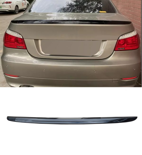 REAR BOOT TRUNK SPOILER M5 STYLE GLOSS BLACK FOR BMW 5 SERIES E60 2003-2010