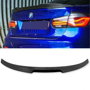 BMW 3 SERIES F30 REAR BOOT TRUNK SPOILER M3 V STYLE CARBON FIBRE LOOK 2012-2018