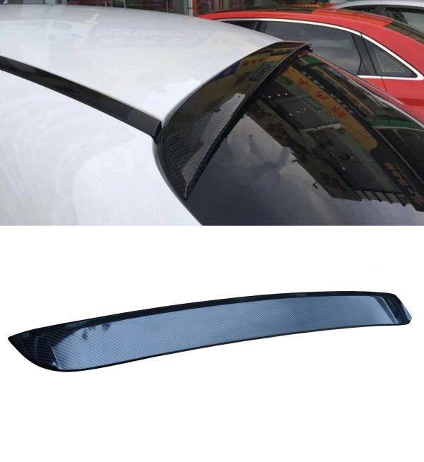EU AUTO PARTS LTD Gloss Black Rear Roof Spoiler Lip For Mercedes C-Class W205 Saloon (2014-2019)