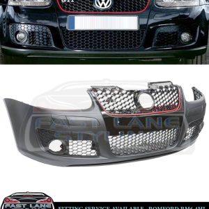 VW GOLF MK5 GTI TDI TSI FSI FRONT BUMPER GRILLE & FOG LAMP BODY KIT 2003-2009 100% OEM FIT