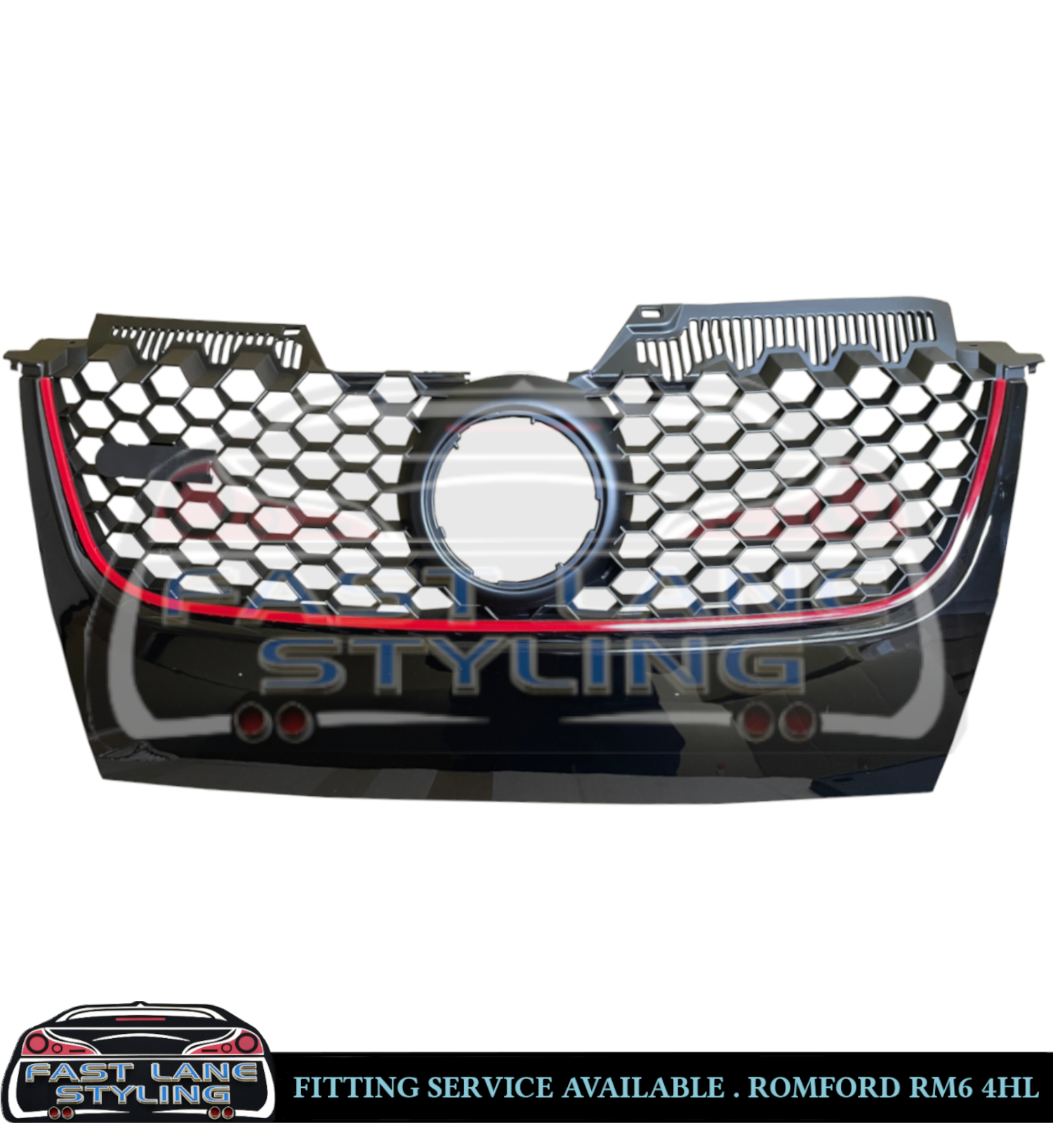 VW GOLF MK5 GTI TDI TSI FSI FRONT BUMPER GRILLE & FOG LAMP BODY KIT 2003-2009 100% OEM FIT - Image 3