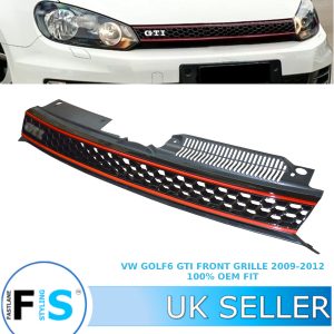 VW GOLF MK6 BADGELESS GTI STYLE HONEYCOMB  GRILLE