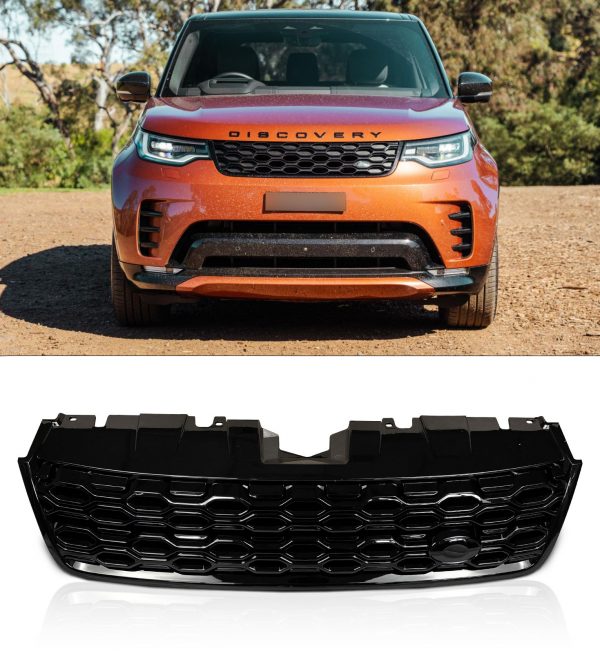 LAND ROVER DISCOVERY SPORT L550 FRONT GRILLE FACELIFT LOOK GLOSS BLACK 2014-2019