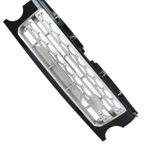 LAND ROVER DISCOVERY 3 FRONT GRILLE SILVER/BLACK DISCO 4 STYLE CONVERSION