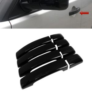 RANGE ROVER SPORT DOOR HANDLE COVERS COVER GLOSS BLACK 05-09 HIGH QUALITY