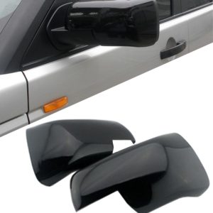 LAND ROVER DISCOVERY 4 SIDE WING MIRROR COVER PAIR GLOSS BLACK 09+ HIGH QUALITY